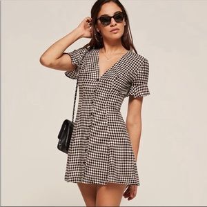 Reformation Dolce Gingham Dress